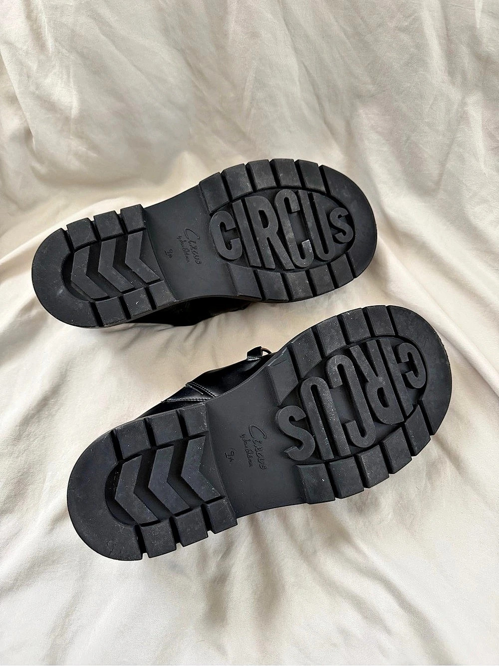 Circus by Sam Edelman Black Buckle Platform Mules Like New - Picture 4 of 4